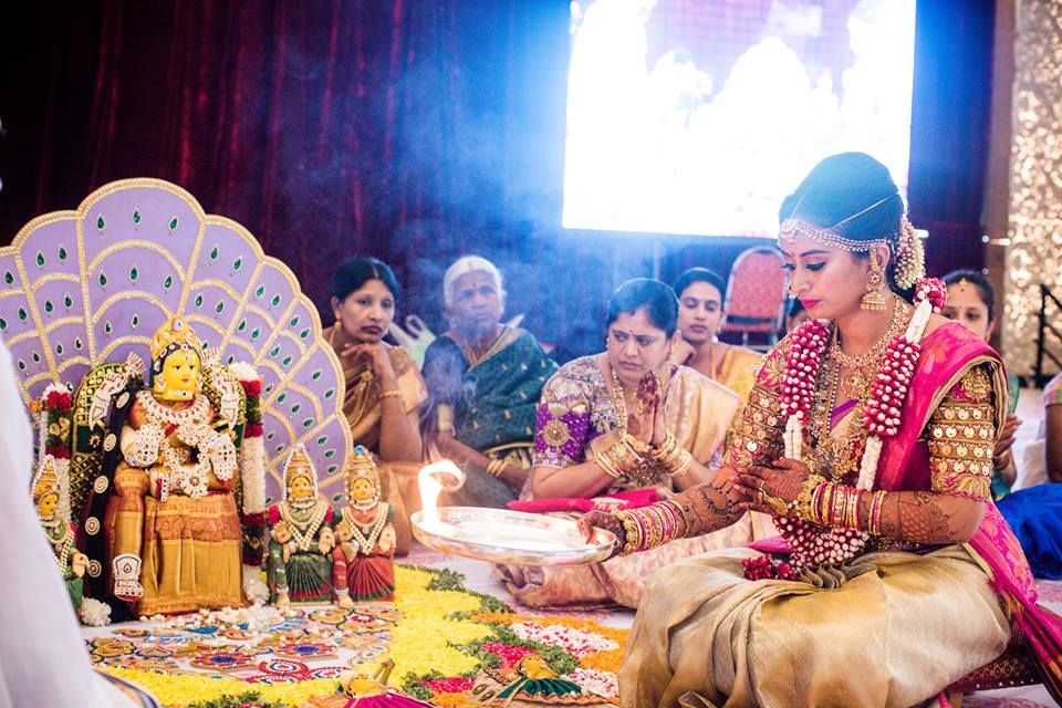Photo of south indian bridal saree