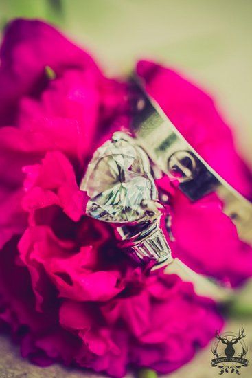 Photo of heart shaped solitaire ring