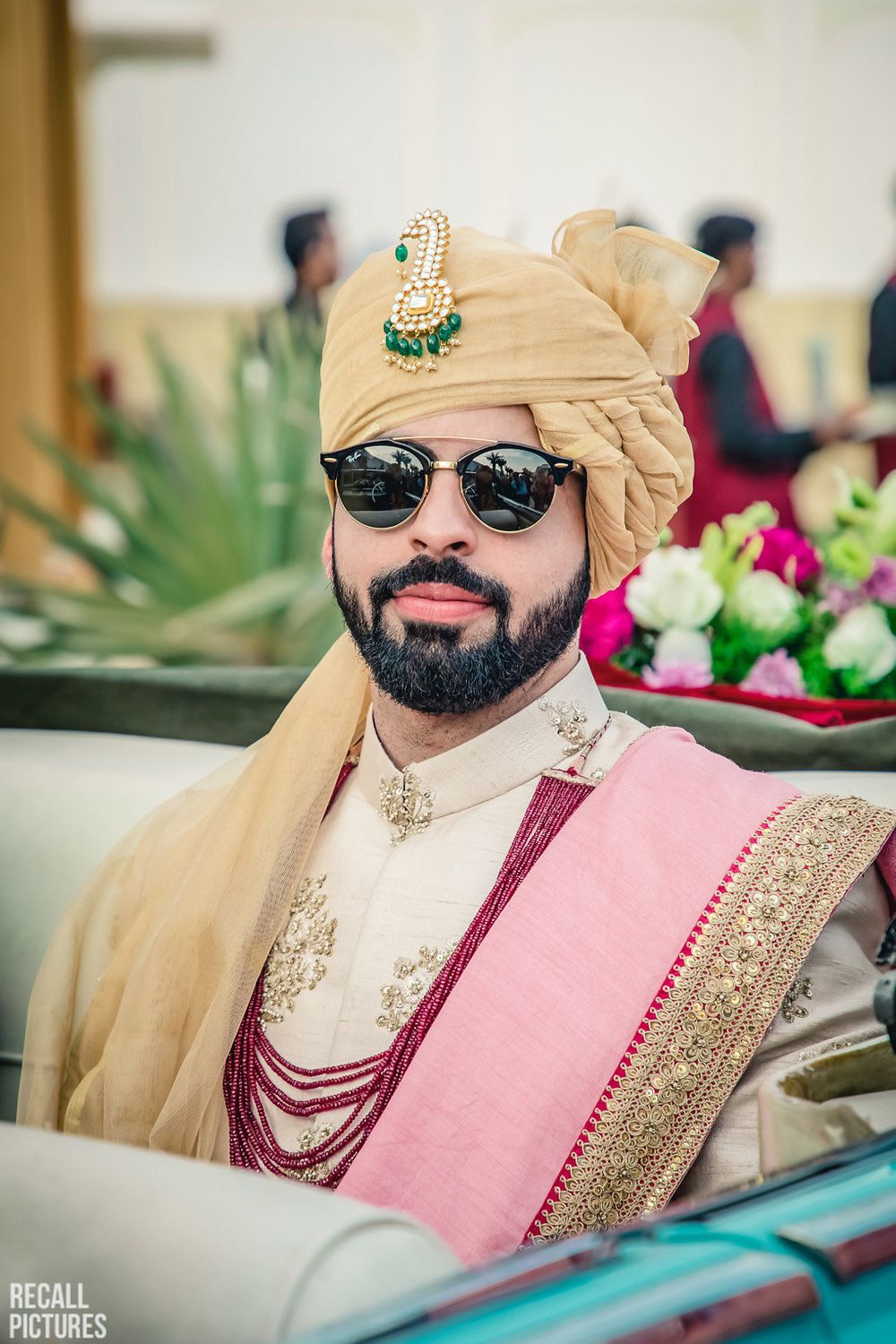 Photo of Groom in sunnies and matching safa