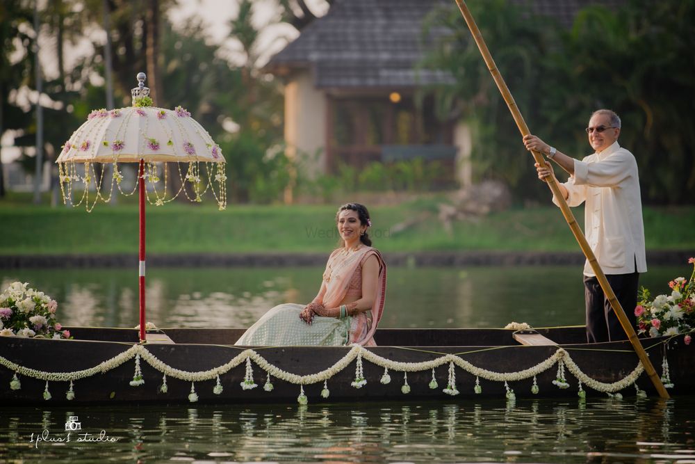 Photo of Bridal entry idea on boat in Kerala