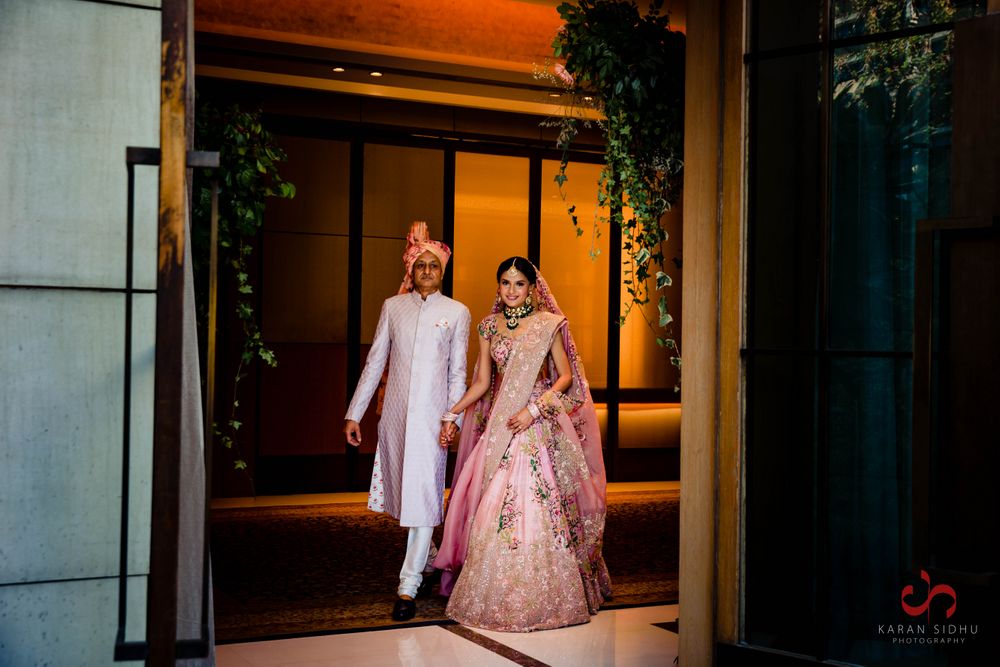 Photo of Bridal entry with father