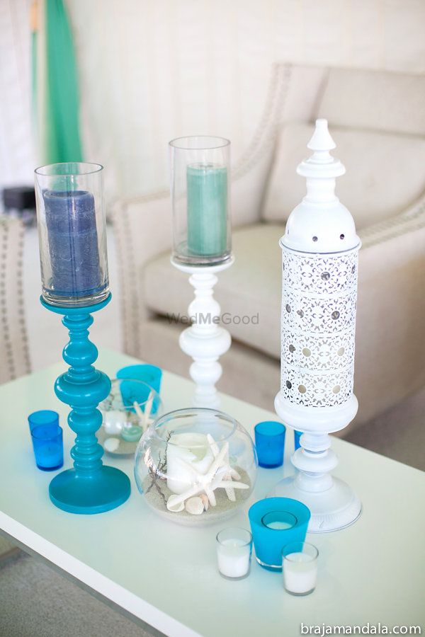 Photo of Candle table centerpieces