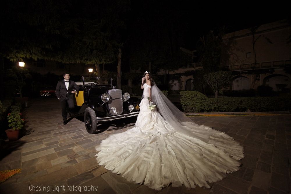 Photo of Christian Wedding Gown with Massive Train