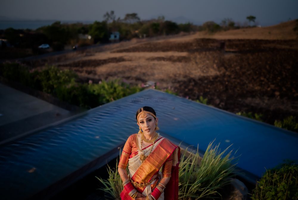 Photo of south indian  bridal portrait