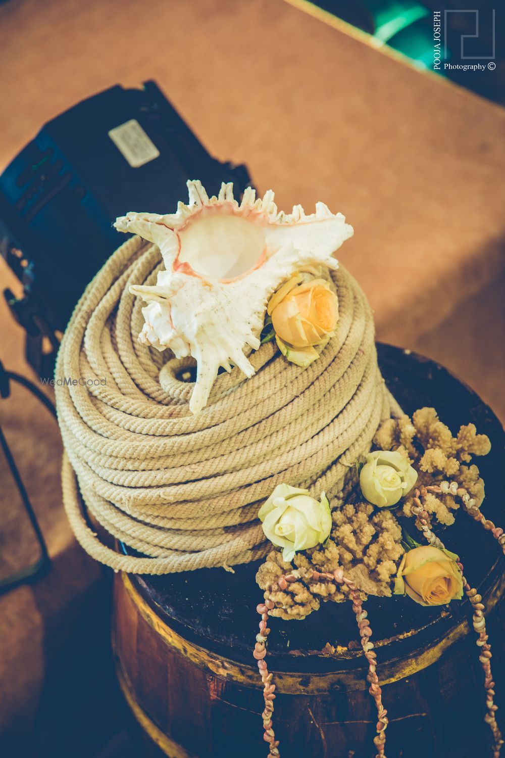 Photo of Sailor or beach themed decor with seashells