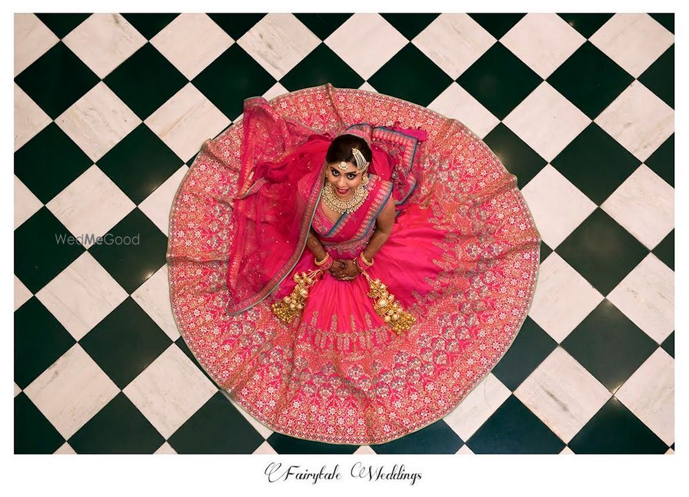 Photo of Pretty neon and hot pink lehenga for wedding