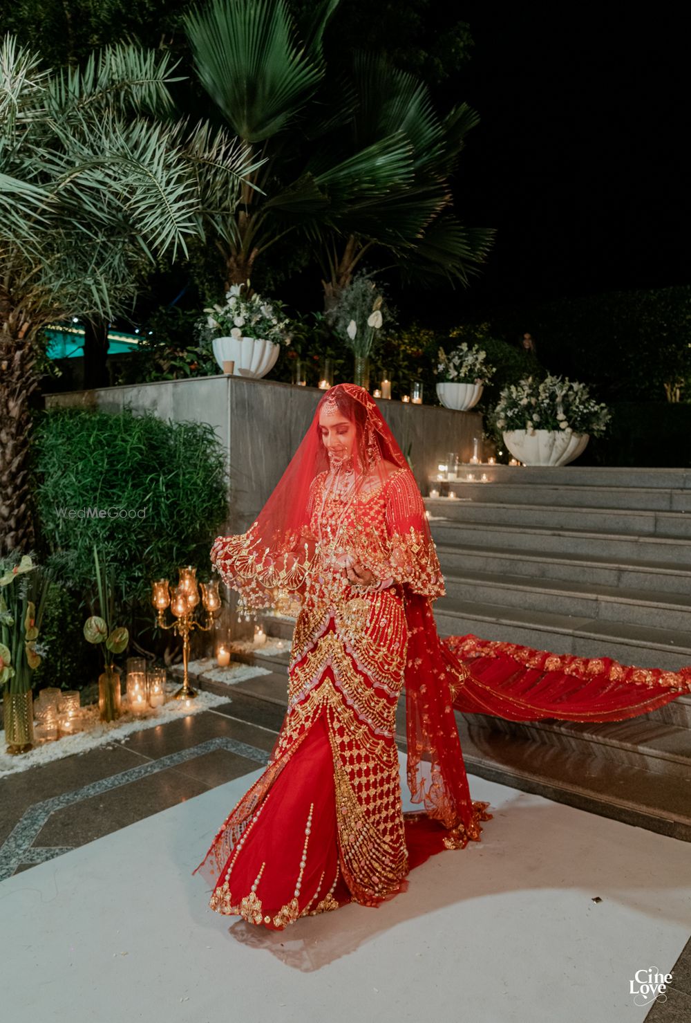 Photo of Bride in red saree