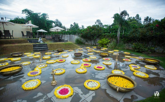 Marigold Wedding Decor Photo