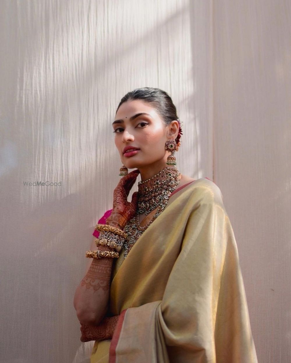 Photo of Athiya Shetty's Muhuratam Look