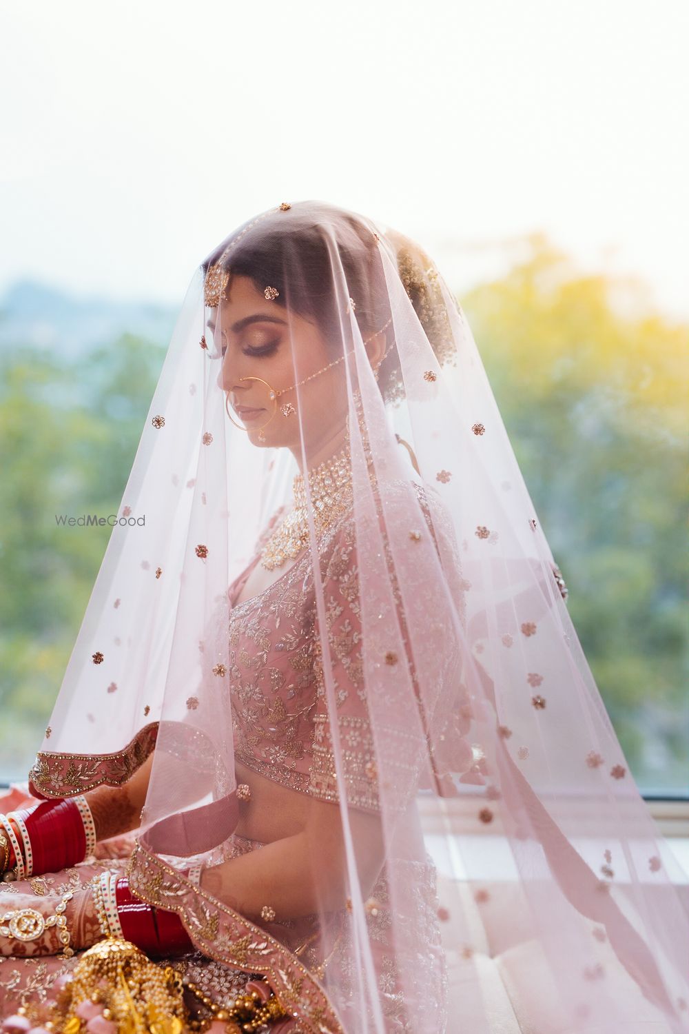 Photo of Bridal veil shot.