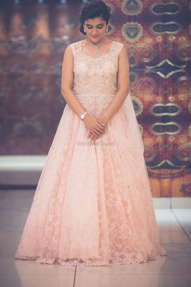 Photo of light pink gown