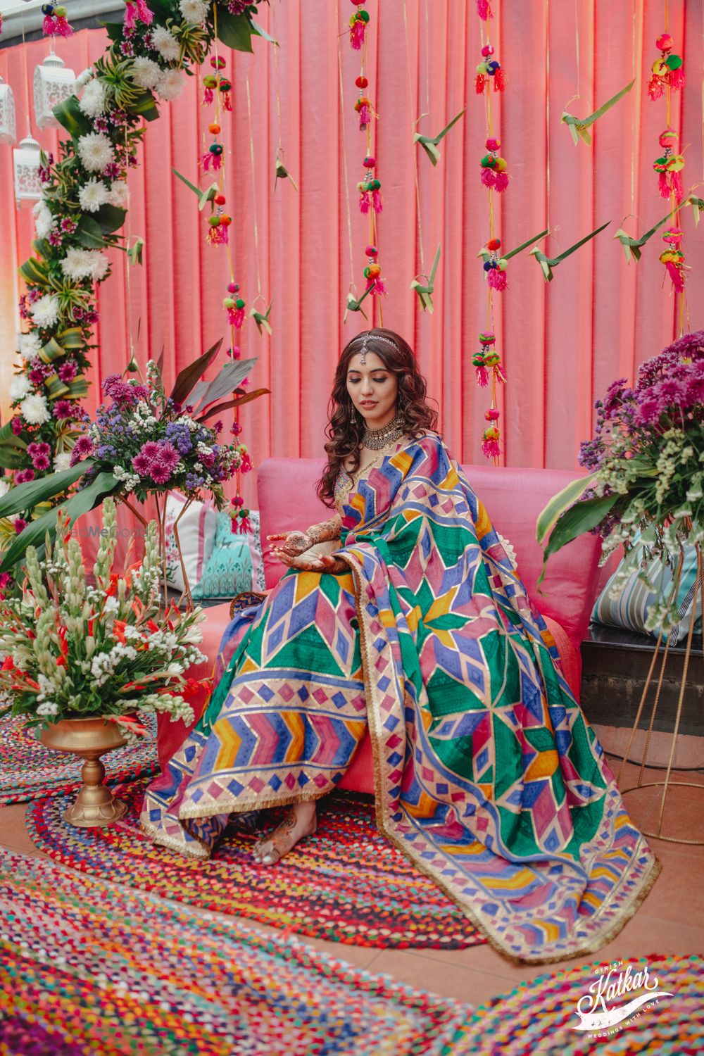 Photo of bridal mehendi portrait