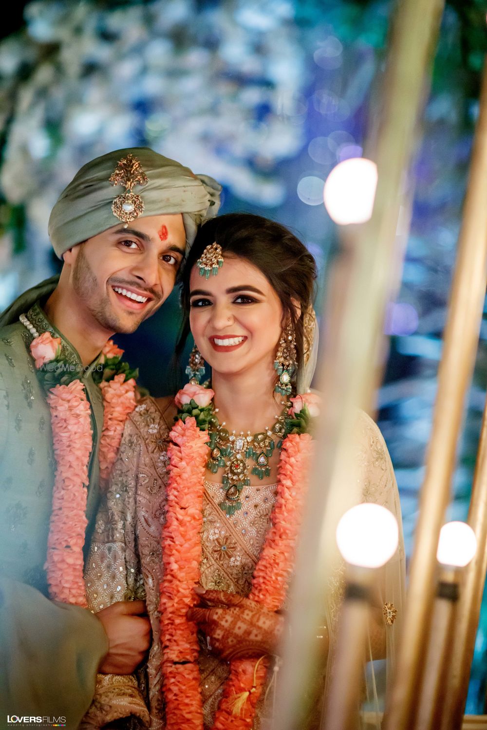 Photo of A happy couple portrait.