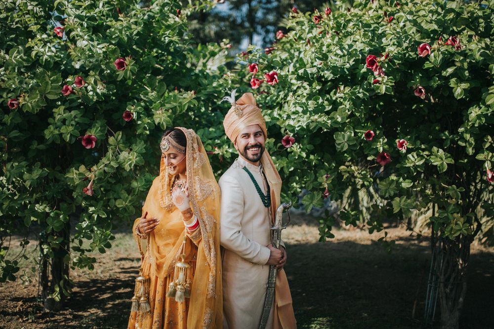 Photo of Unique bridal lehenga color