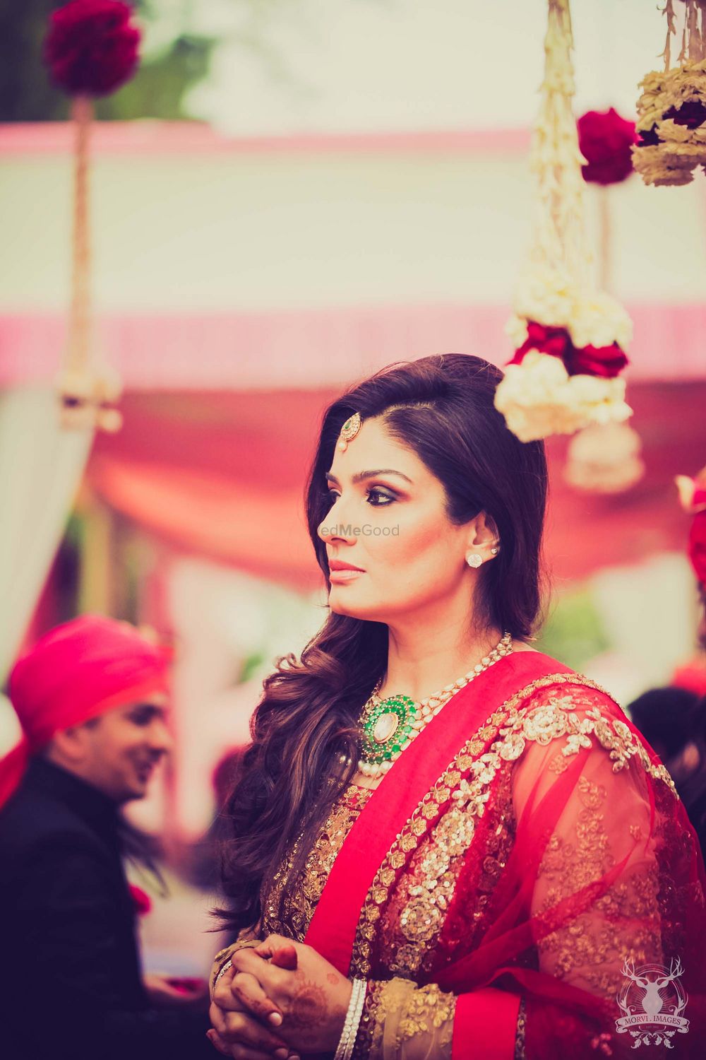 Photo of Raveena Tandon attending a wedding