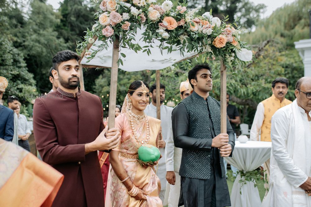 Photo of south indian bridal entry