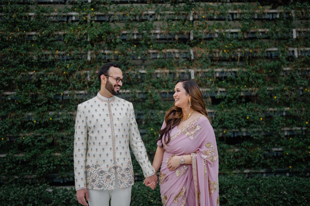 Photo of engagement outfit ideas for bride & groom