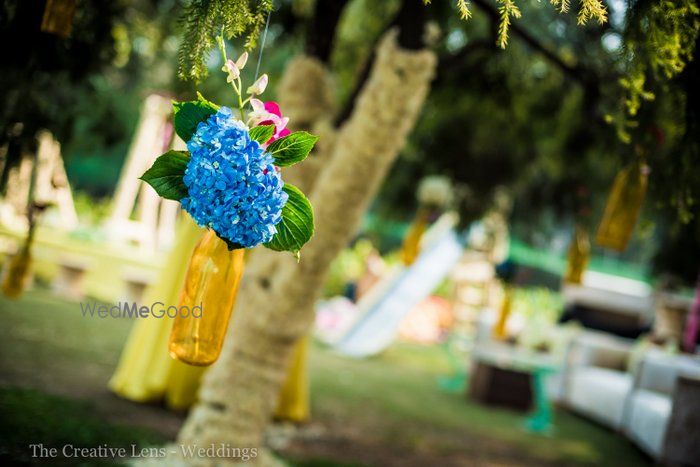 Photo of glass bottle decor