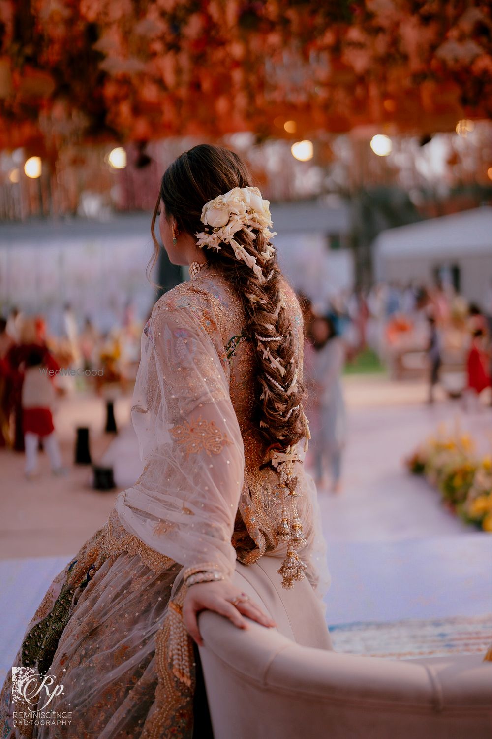 Photo of Braided mehendi hairstyle