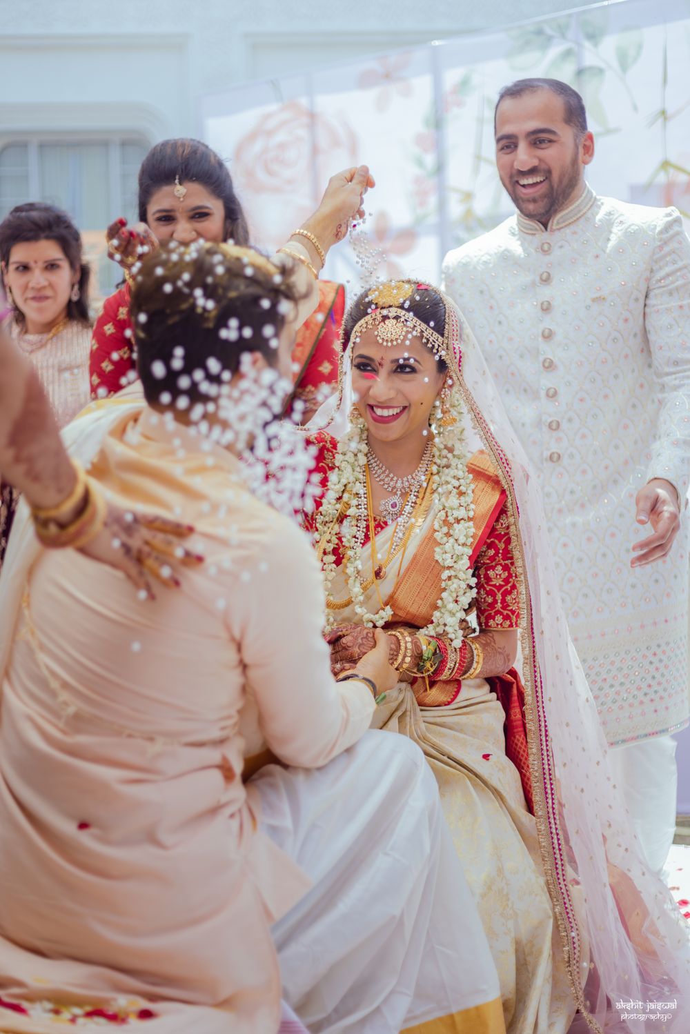 Photo of Telugu wedding bridal portrait