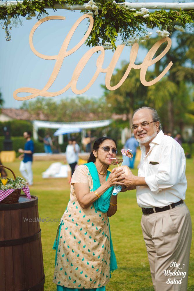 Photo of Love sign at wedding