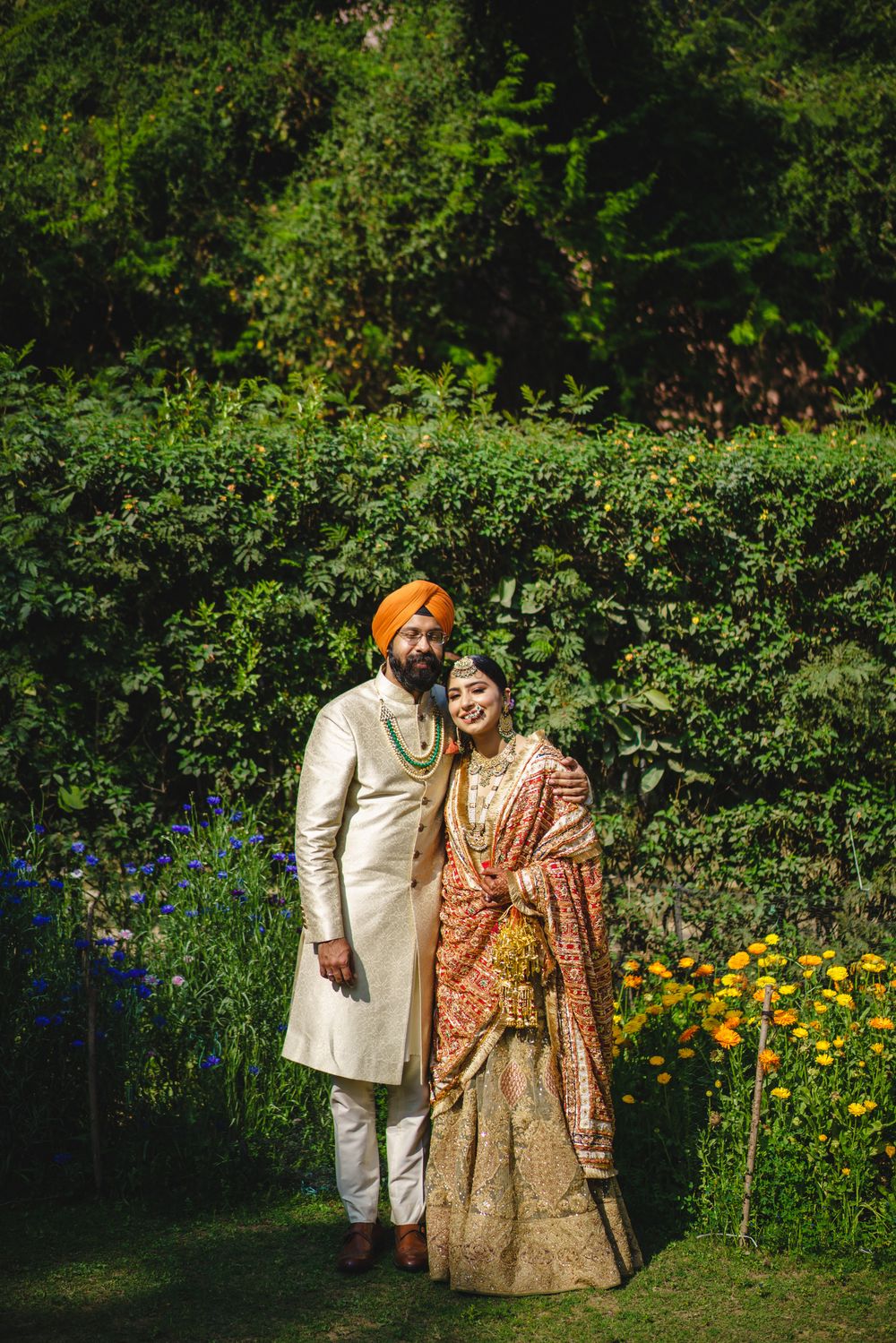 Photo of Bride & groom post the wedding rituals