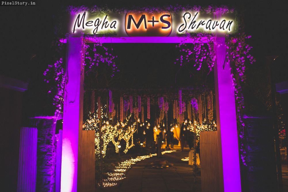 Wedding Decor Photo purple