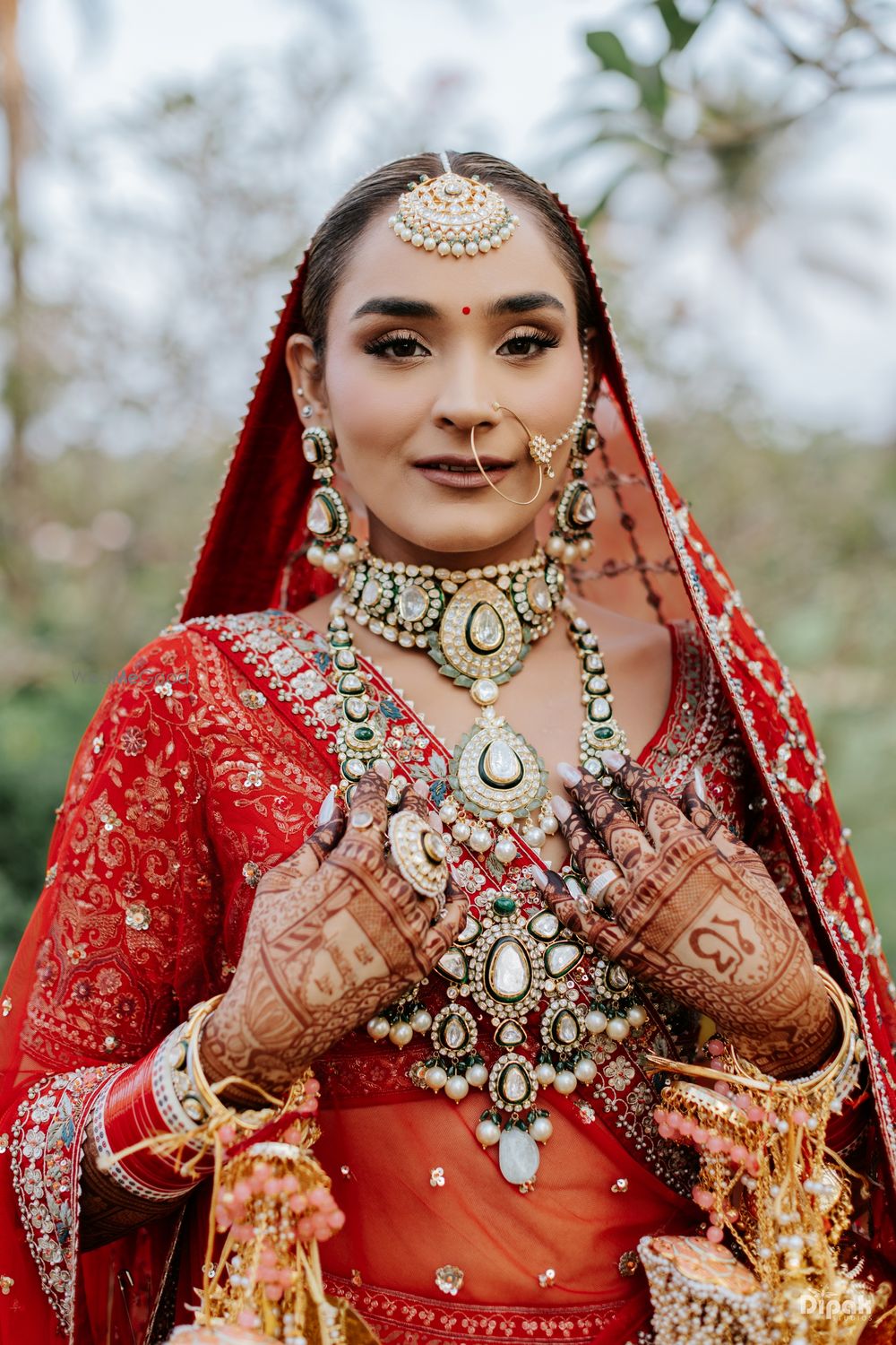 Photo of bridal portrait