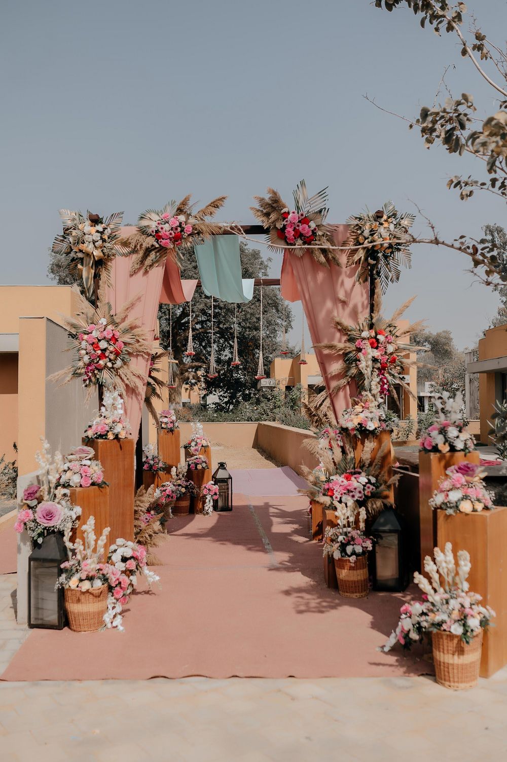 Photo of Unique wedding entrance decor