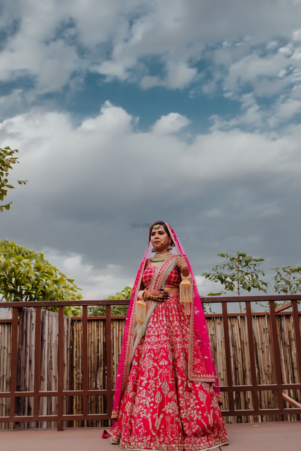 Photo of pink bridal lehenga