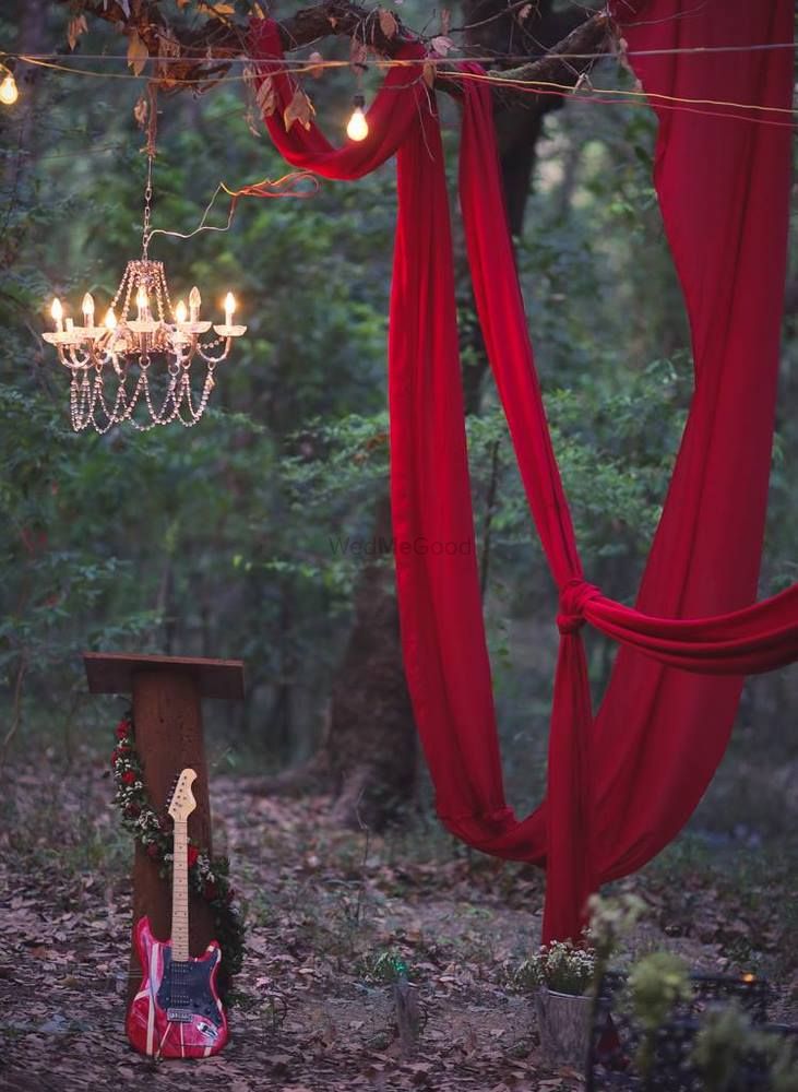 Photo of Unique forest setting Indian wedding