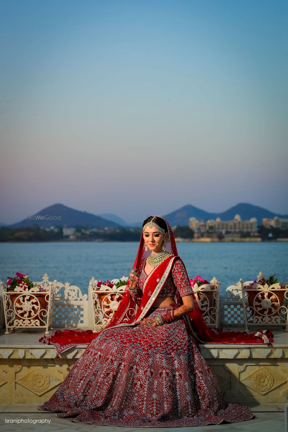 Photo of Anita dongre ruby red lehenga