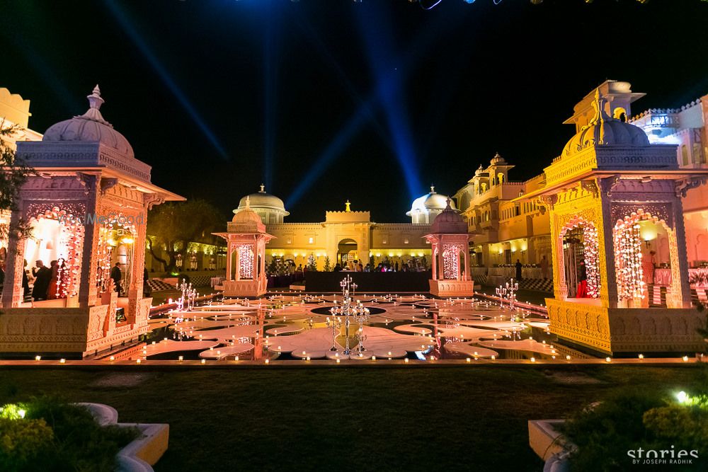 Photo of Wedding decor at Oberoi Udaivilas