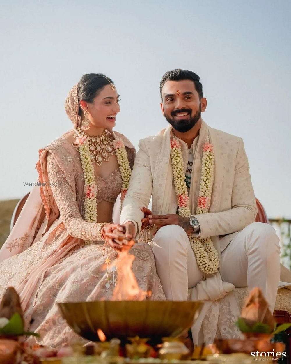 Photo of Beautiful Athiya Shetty and KL Rahul Shot on Wedding Day