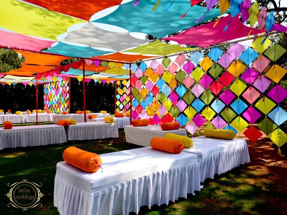 Photo of A fun and colorful mehendi decor idea with kites