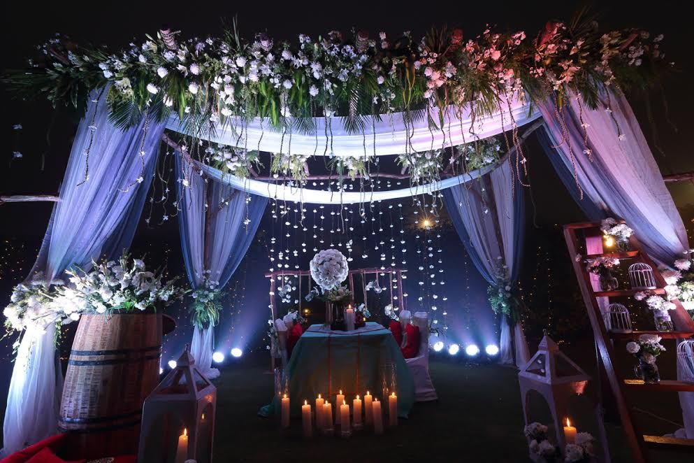 Photo of Wedding entrance decor