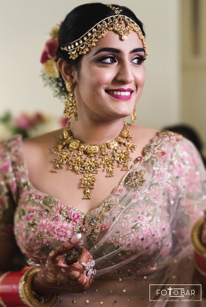 Photo of Flawless, smiling bridal portrait!