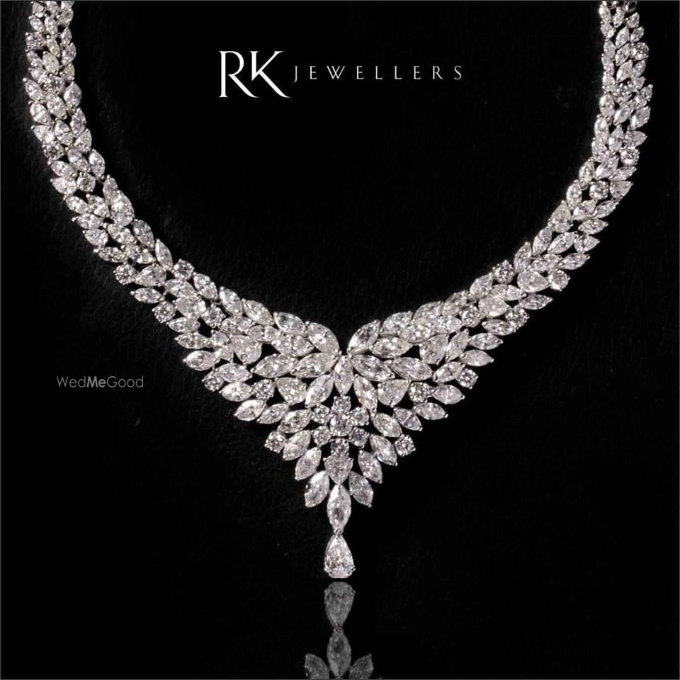 Photo of diamond bridal necklace