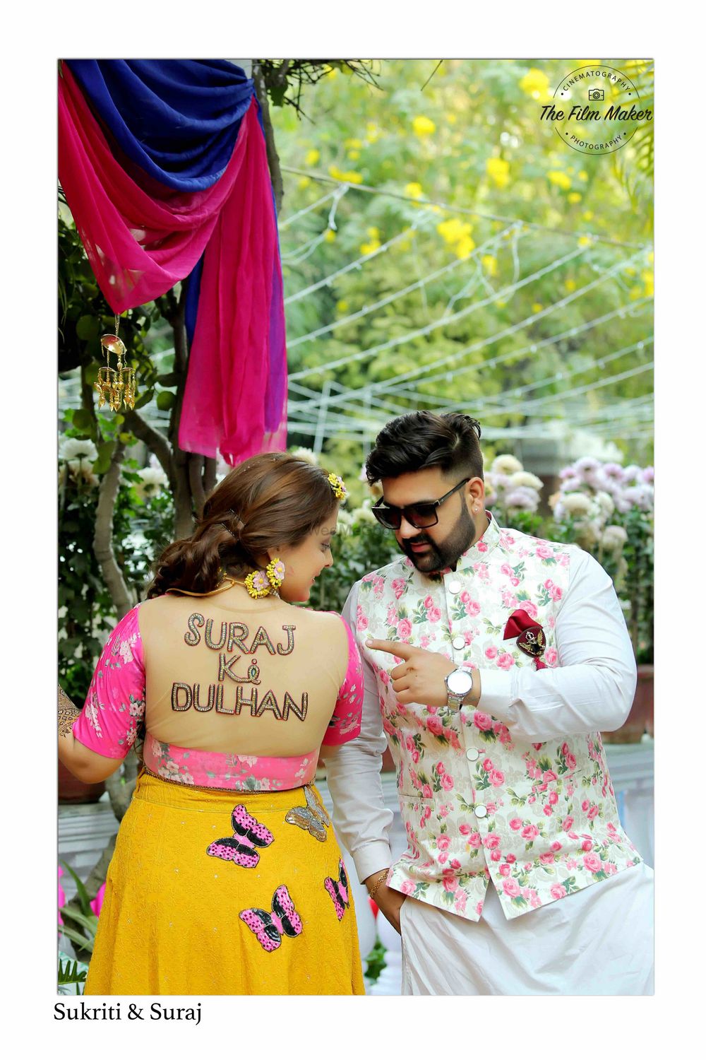 Photo of Unique personalised blouse for mehendi