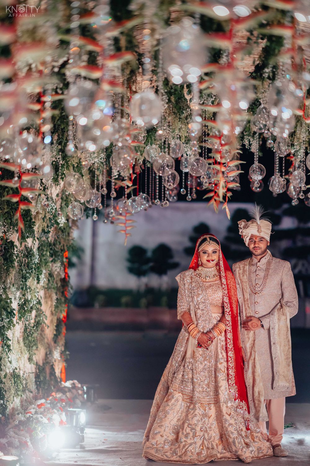 Photo of 
A lovely couple in colour-coordinated outfits.