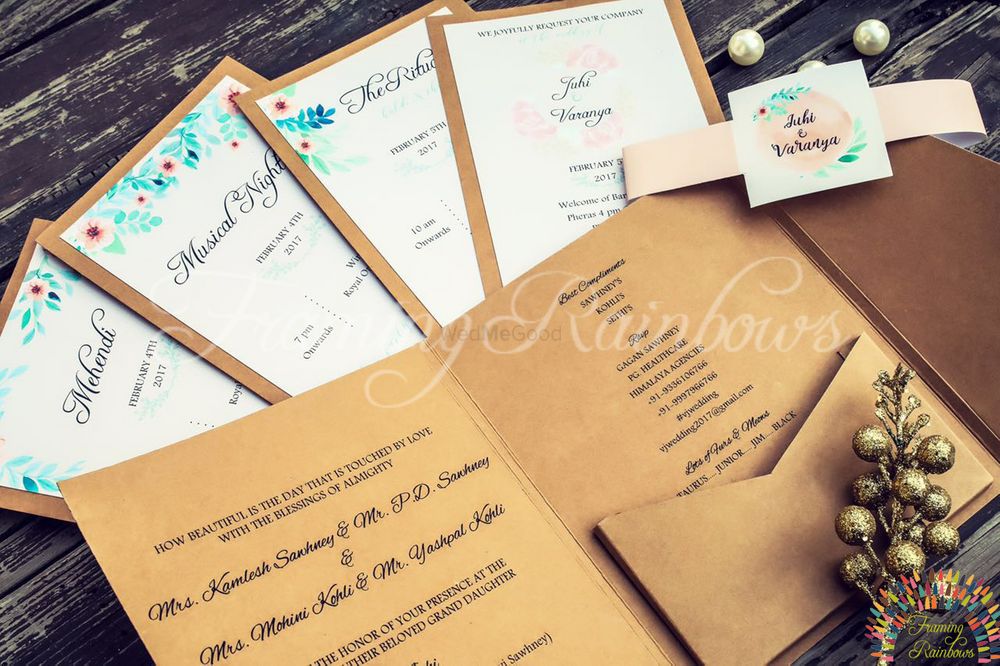 Photo By Framing Rainbows - Invitations