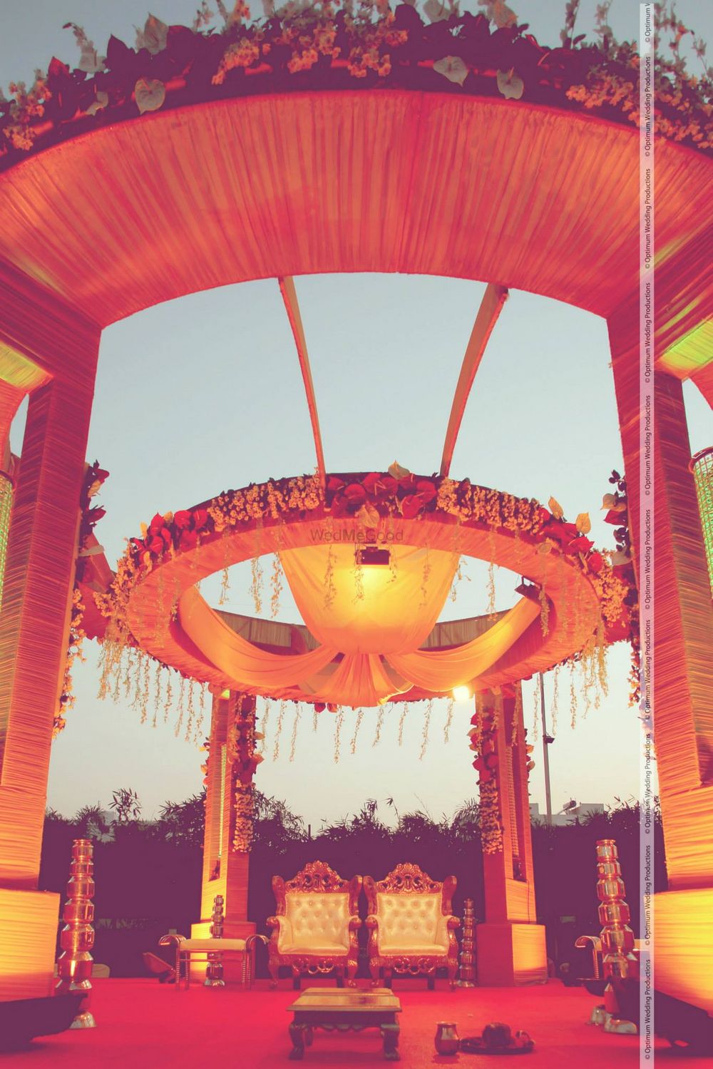 Photo of Royal floral mandap decor