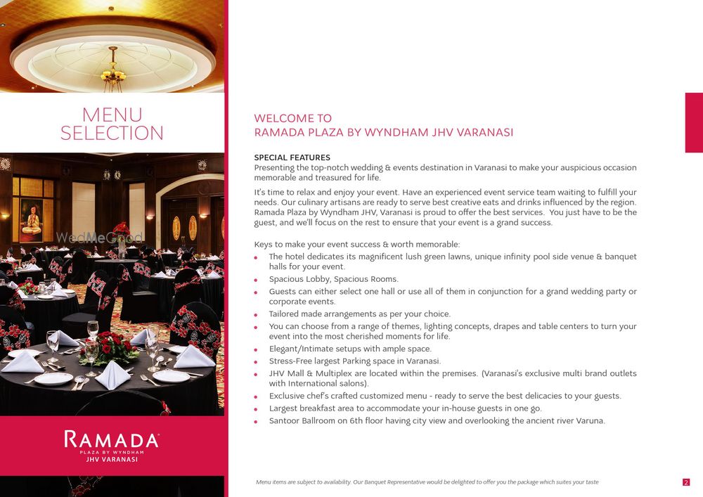 Photo By Ramada Plaza by Wyndham JHV Varanasi - Venues