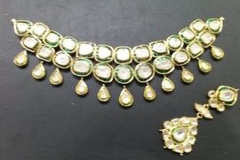Photo By SKJ-Couture Polki Jewels - Jewellery