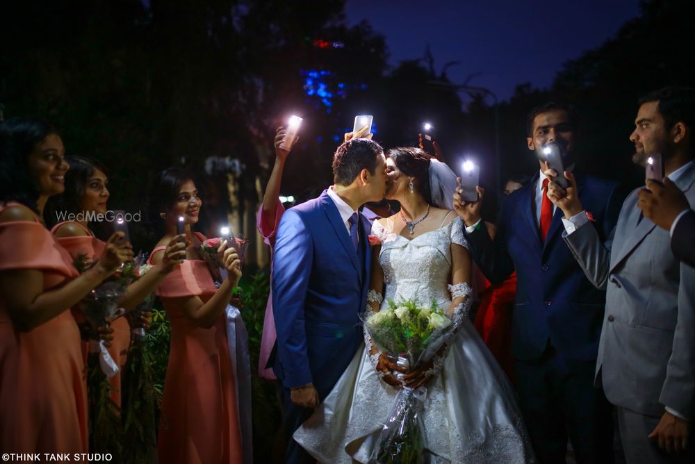 Photo of Unique christian couple shot with friends