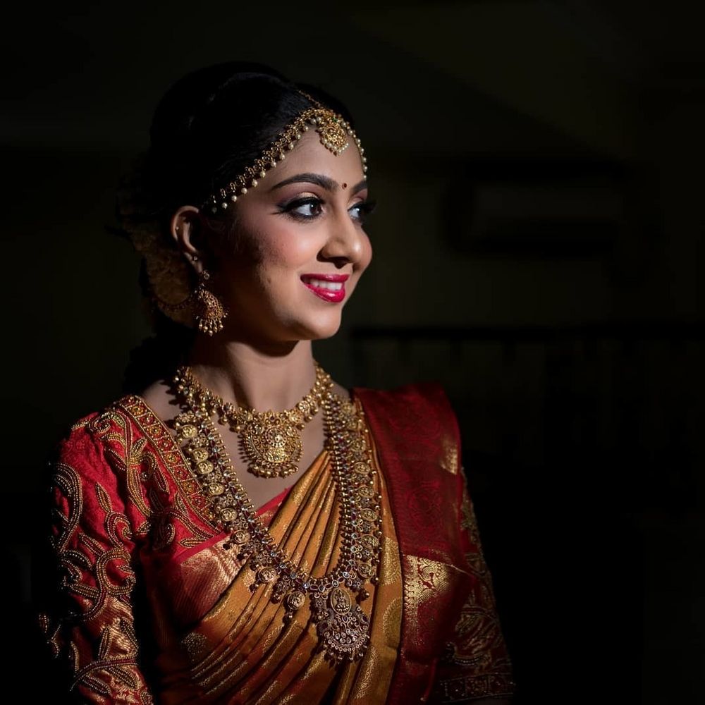 Photo of A south Indian bridal portrait