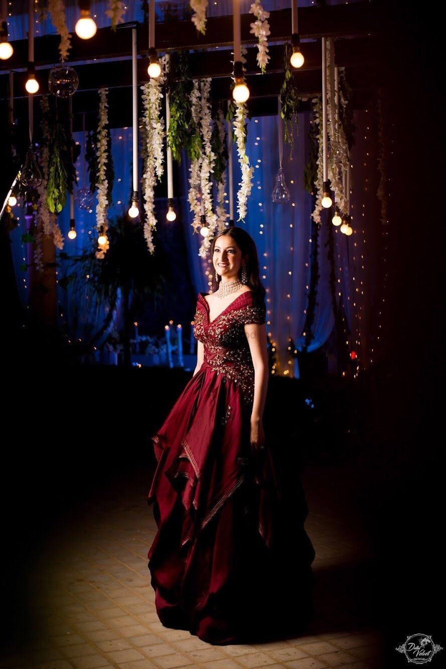 Photo of Sangeet bridal look and decor idea