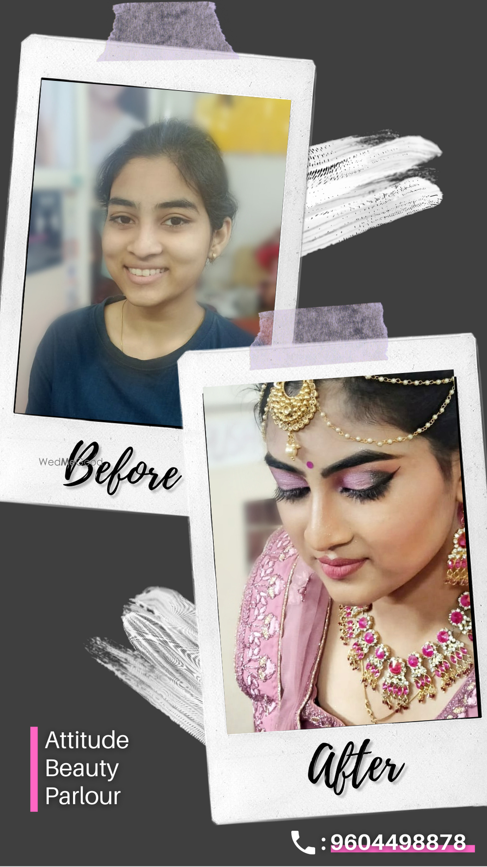 Photo By Attitude Beauty Salon - Bridal Makeup