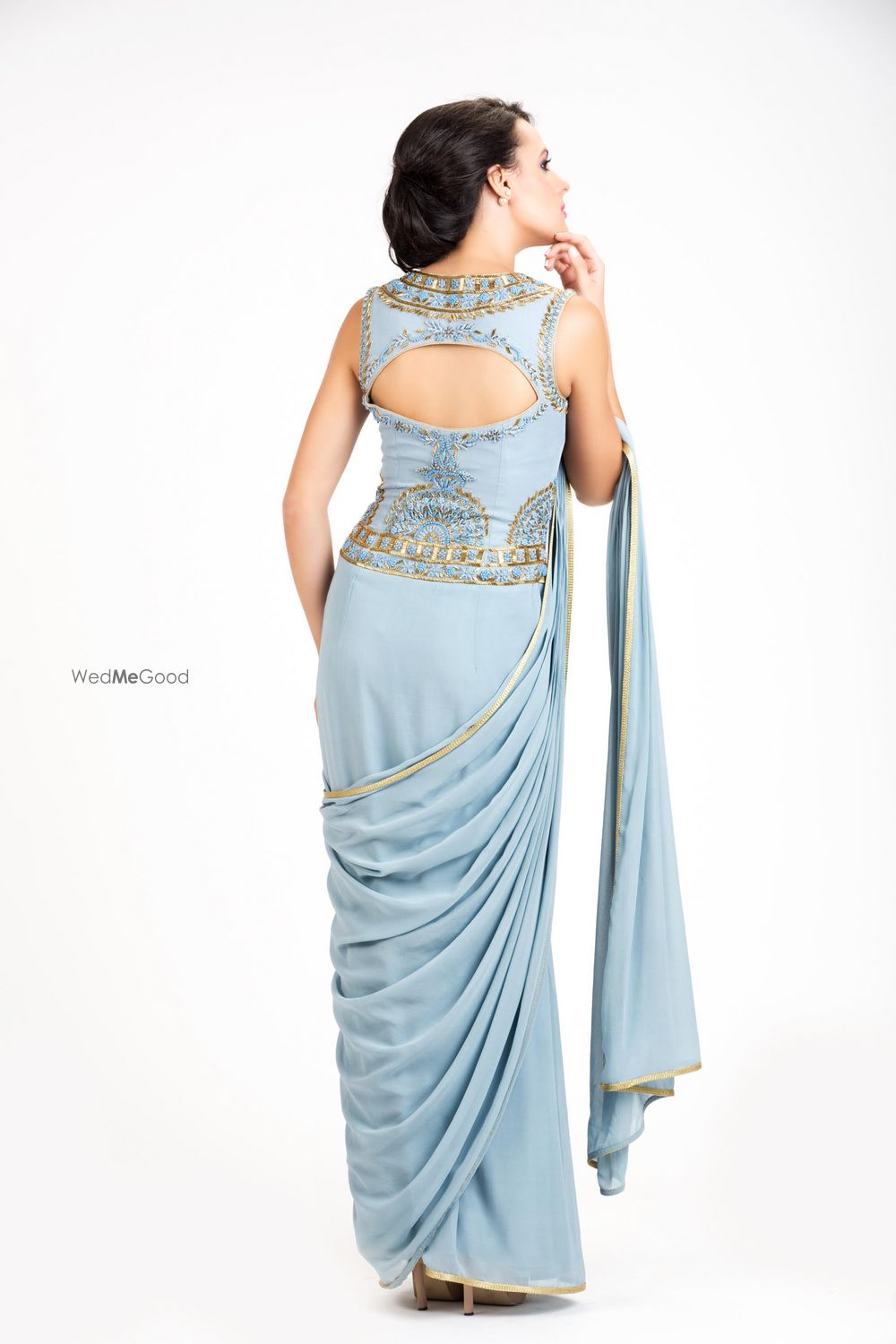 Photo of gown saree concept saree