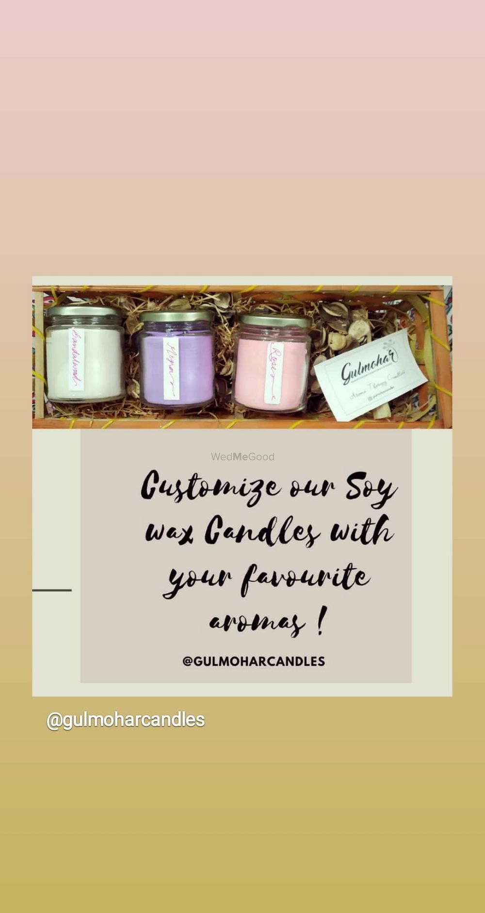 Photo By Gulmohar Candles - Favors